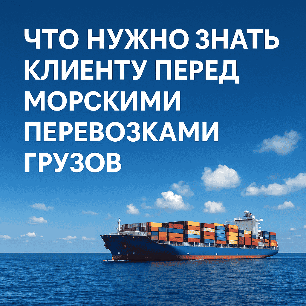 Что нужно знать клиенту перед морскими перевозками грузов